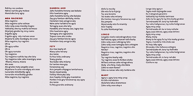 Mikea CD Hazolava booklet 5